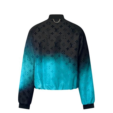 louis vuitton fluo gradient leather bomber|Monogram Flocked Nylon Bomber .